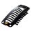 20pcs Nine-tooth Hair Clip(Black)32MM L 5