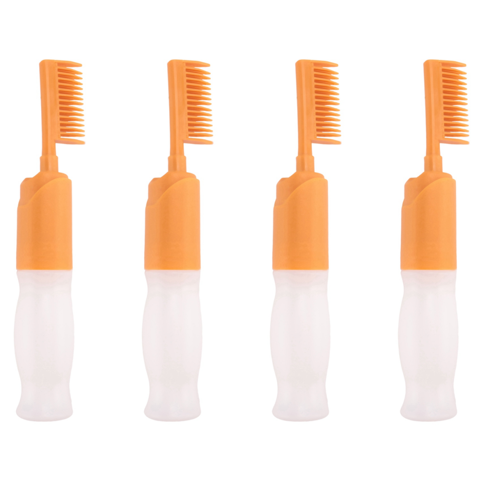 Cream Hair Dyeing Comb Hair Dyeing Brush With Bottle Diy Combing Salon Tool