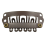 10pcs Brown Snap Clips U-shape Metal Clips for Hair Extensions DIY 2