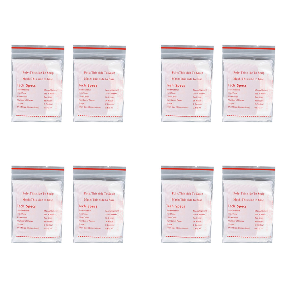 Unisex 72Pcs/Lot Duo Lace Wig Sided Double Tape Slitting Line C