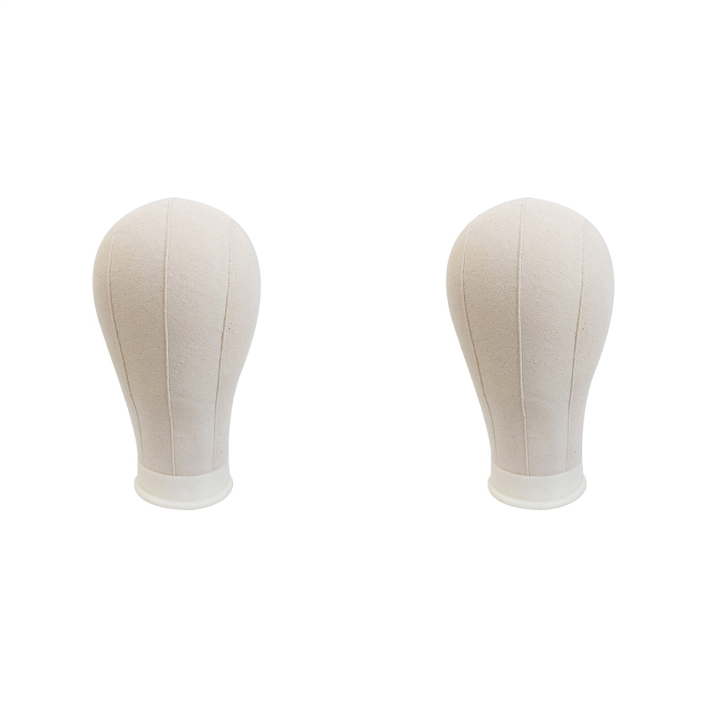 Unisex 23 Inches Mannequin Canvas Head For Hair Lace Wigs Making And Display
