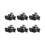 20pcs Nine-tooth Hair Clip(Black)32MM L 1