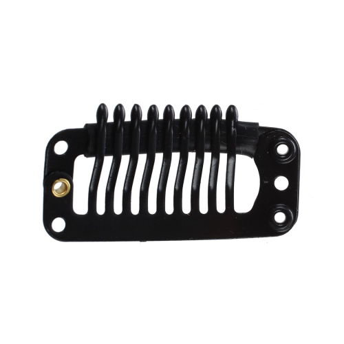 20pcs Nine-tooth Hair Clip(Black)32MM L 2
