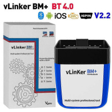 (VLinker BM BT4.0) Vlinker Bm Obd2 Bluetooth Code Reader, Obdii Scan Tool For Android Windows - Designed For Bimmercode Pk Elm327 Car Diagnostic