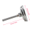 Barbecue BBQ Smoker Grill Thermometer Temperature Gauge 3