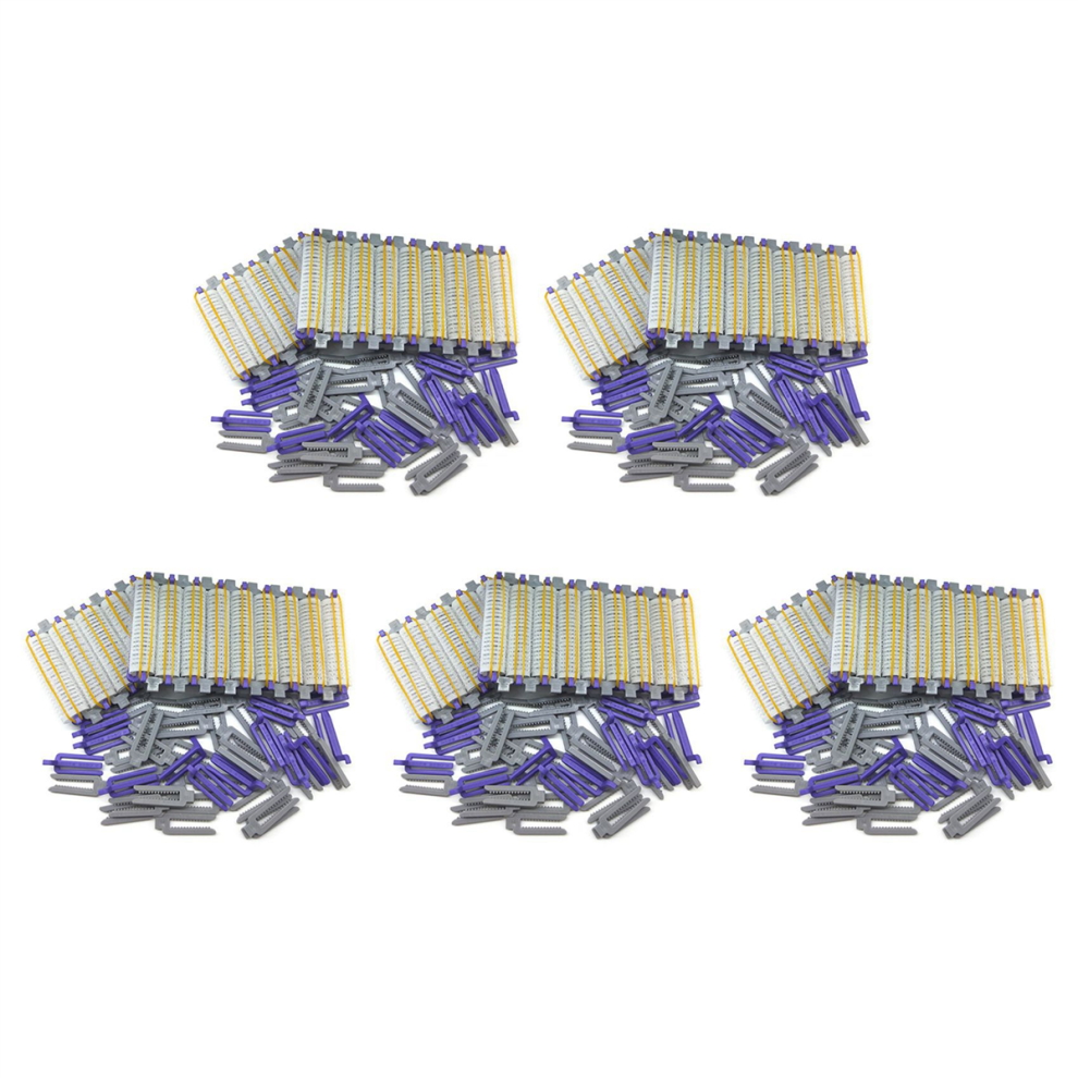 Big Size 24Pcs Salon Nylon Hook & Loop Hair Rollers Set Hair Perm