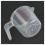 500ml Lab Measuring Jug Pitcher Plastic Handle Pour Spout Container 4