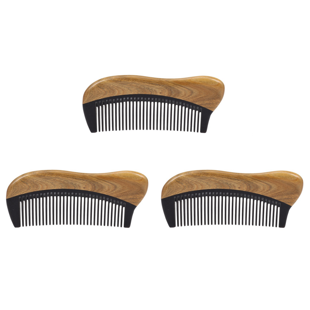 Natural Green Sandalwood Hair Comb - Wooden Comb (Green sandalwood)