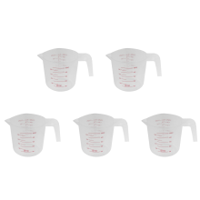500ml Lab Measuring Jug Pitcher Plastic Handle Pour Spout Container
