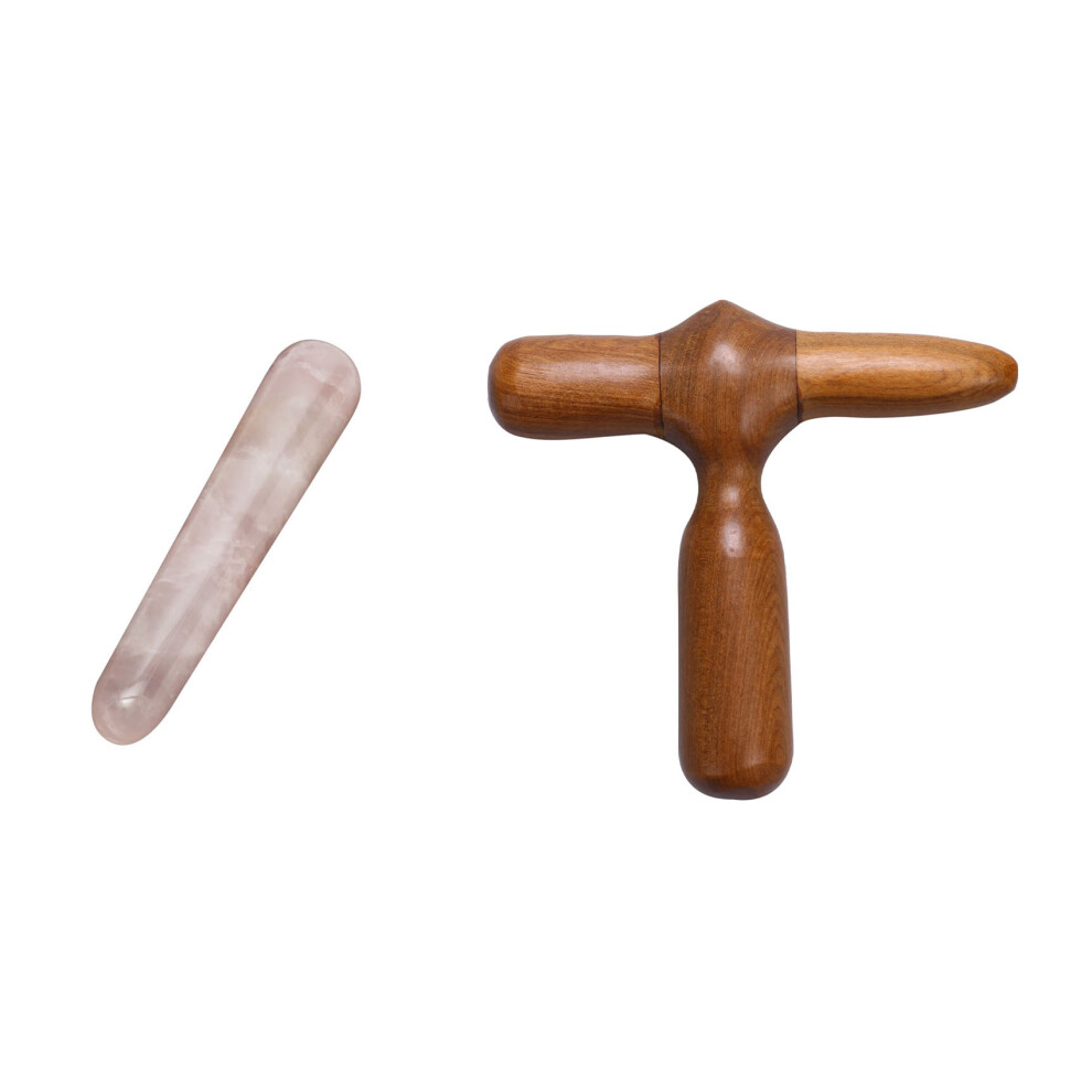 Natural Rose Quartz Crystal Yoni Gemstone Rocks Massage