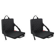 2X Portable Heated Stadium Seats for with Back Support