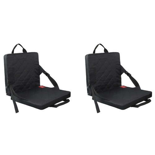 2X Portable Heated Stadium Seats for with Back Support
