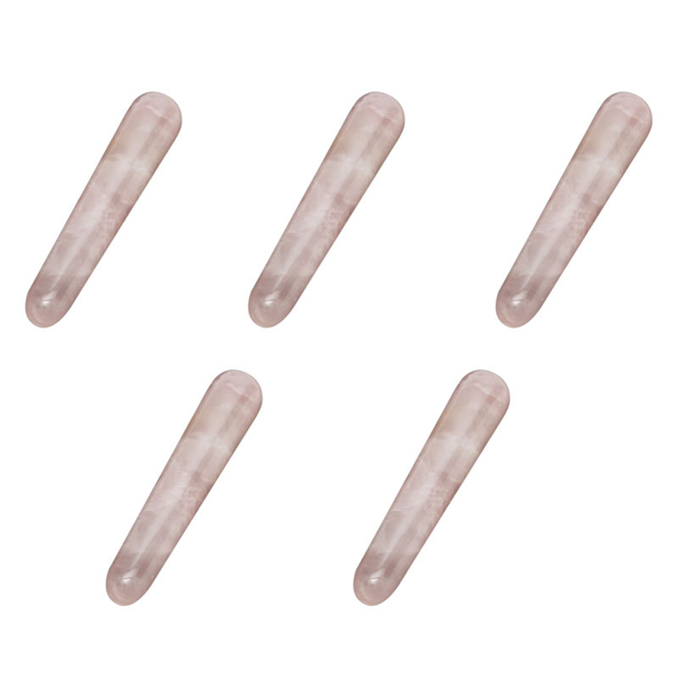 Natural Rose Quartz Crystal Yoni Gemstone Rocks Massage