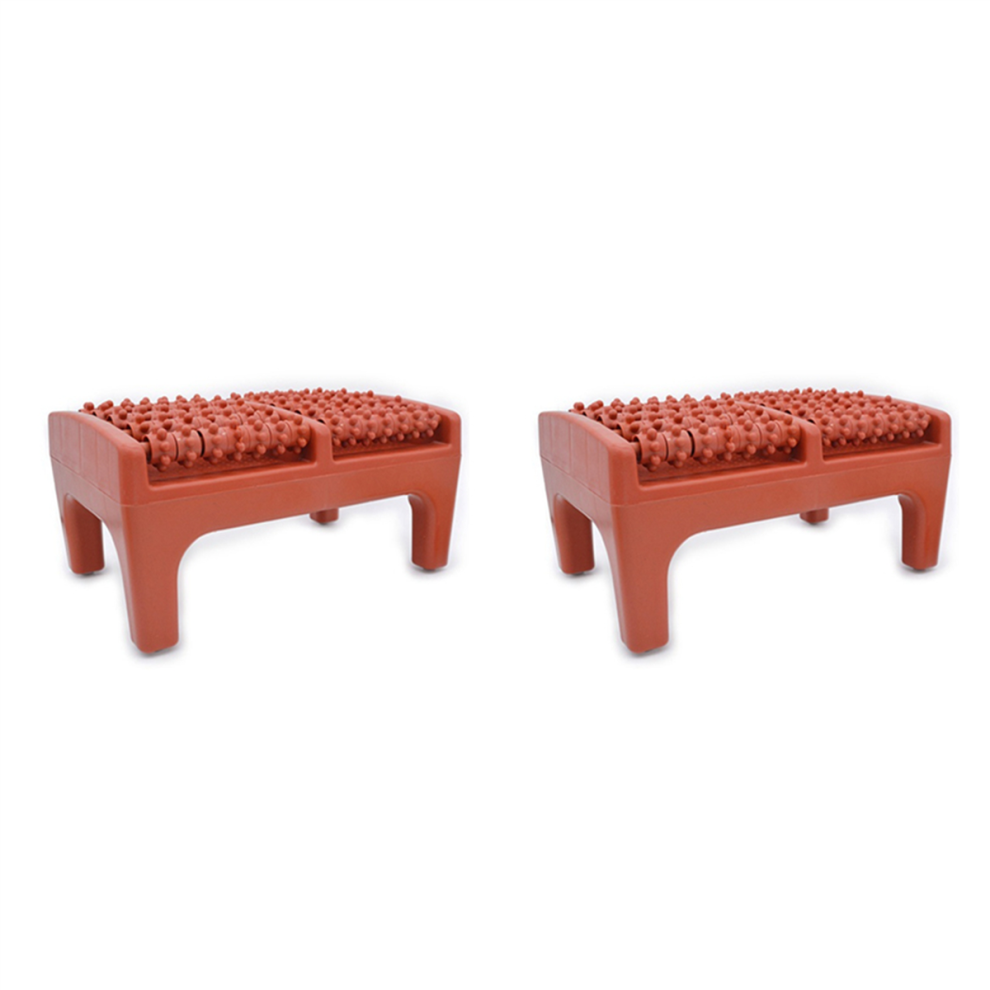 Foot Acupuncture Point Cushion Plastic Wooden Roller Foot Massager