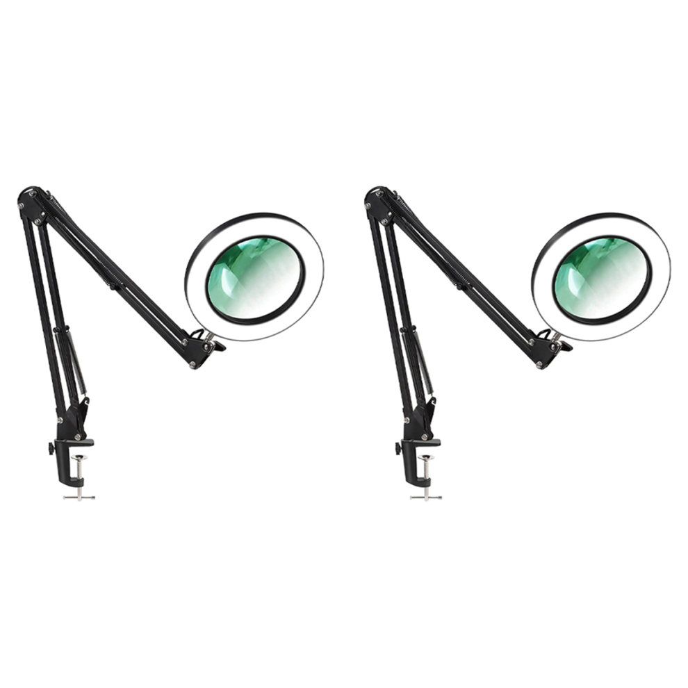 Magnifying Glass with Light and Bracket, for Reading and Repairing
