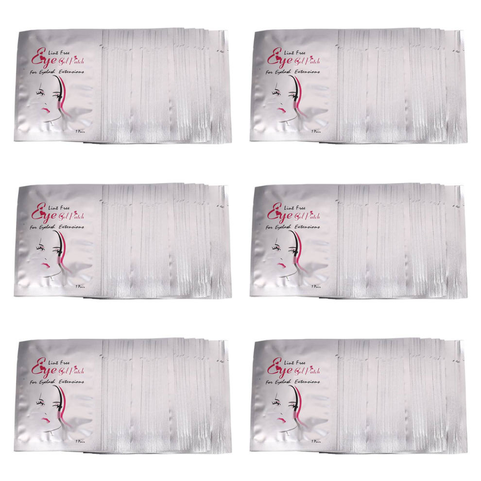 50 Pairs Eyelash Extension Under Gel Eye Pads Non-woven Patches