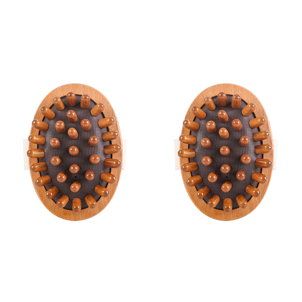 Body Anti Cellulite Brush Wooden Spa-Air Cushion Meridian Massage