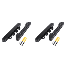 4 Holes Wall Mounted Hardwood Billiard Cue Rack Pool Cue Rack