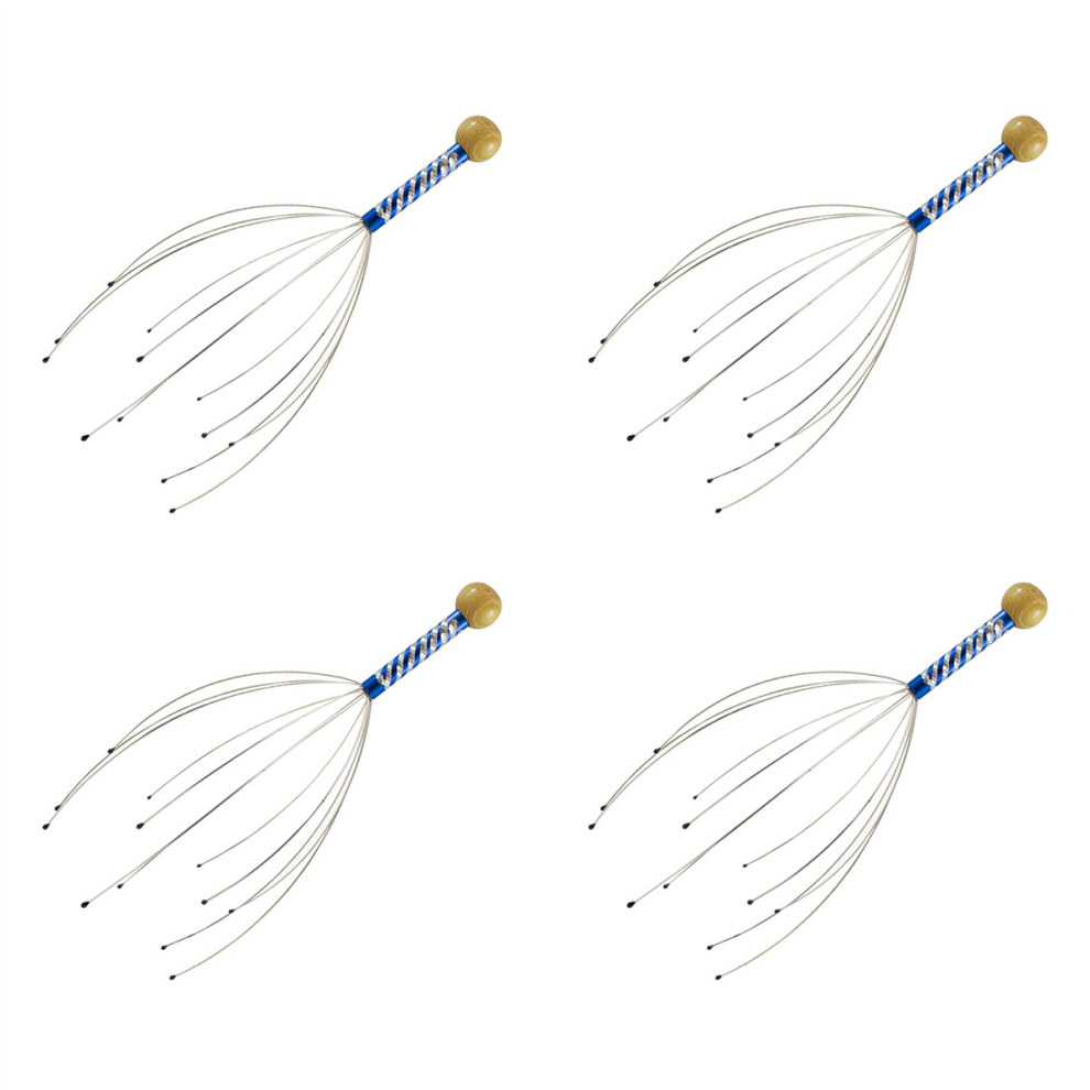 Head massage spider head masseur for relaxation therapy and stress