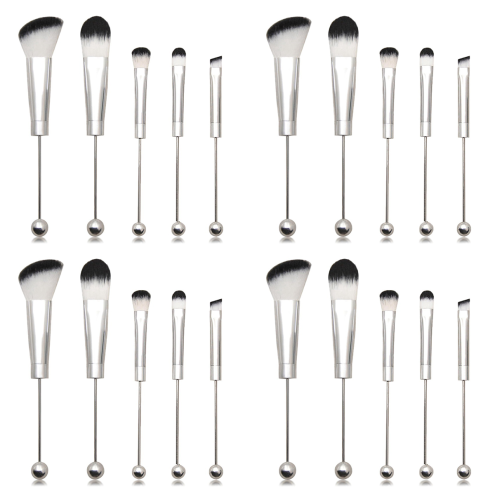 Makeup Cosmetic Brushes Beaded Brushes Kit for DIY