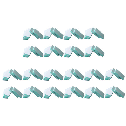 100Pcs 2 Ways Nail Art File Buffer Polishing Block Smooth Tools