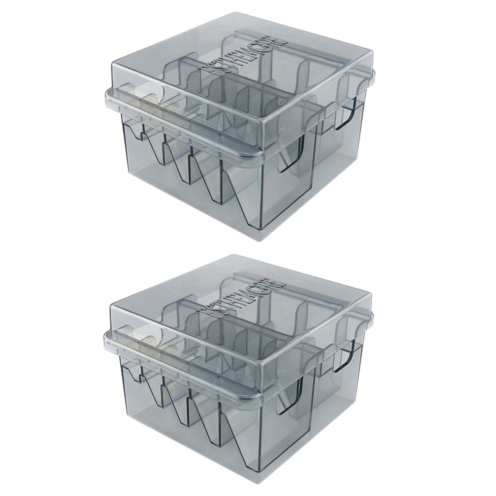 Grid Base Storage Box for 8Pcs Hair Clipper Trimmer Limit Comb Tool