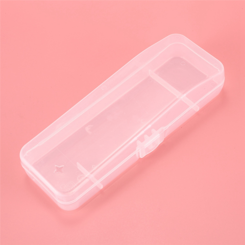 1 Pcs Storage Box Men Shaver Case Transparent Plastic Case 2