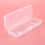 1 Pcs Storage Box Men Shaver Case Transparent Plastic Case 7