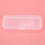 1 Pcs Storage Box Men Shaver Case Transparent Plastic Case 5