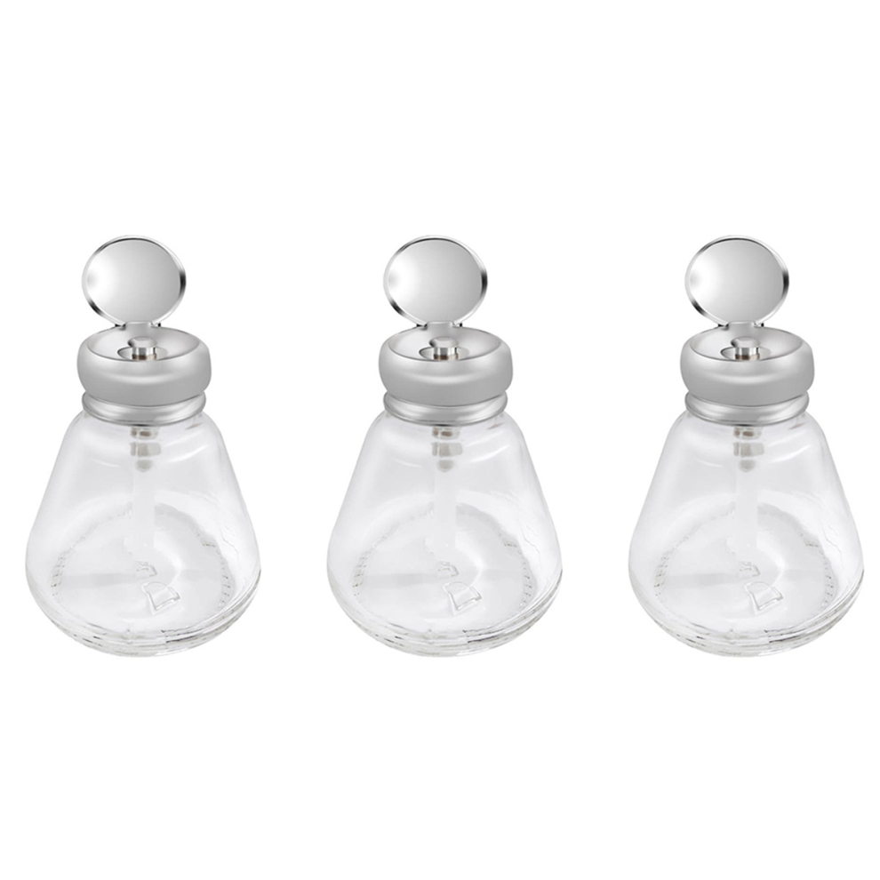 Empty Nail Polish Dispenser Glass Push Bottle