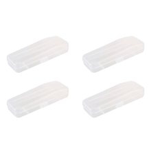 1 Pcs Storage Box Men Shaver Case Transparent Plastic Case