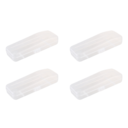 1 Pcs Storage Box Men Shaver Case Transparent Plastic Case