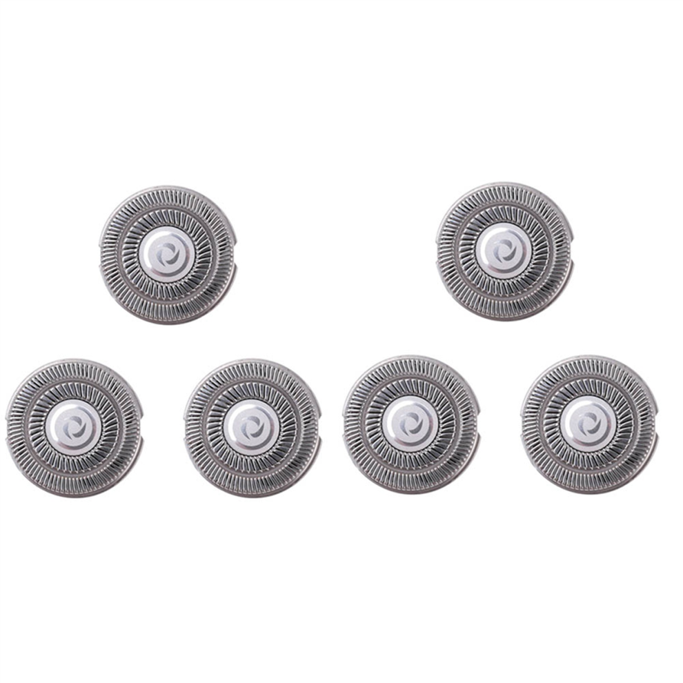 Silver 6Pcs Universal Fr6 Model Shaving Cutter Shaver Heads Blade
