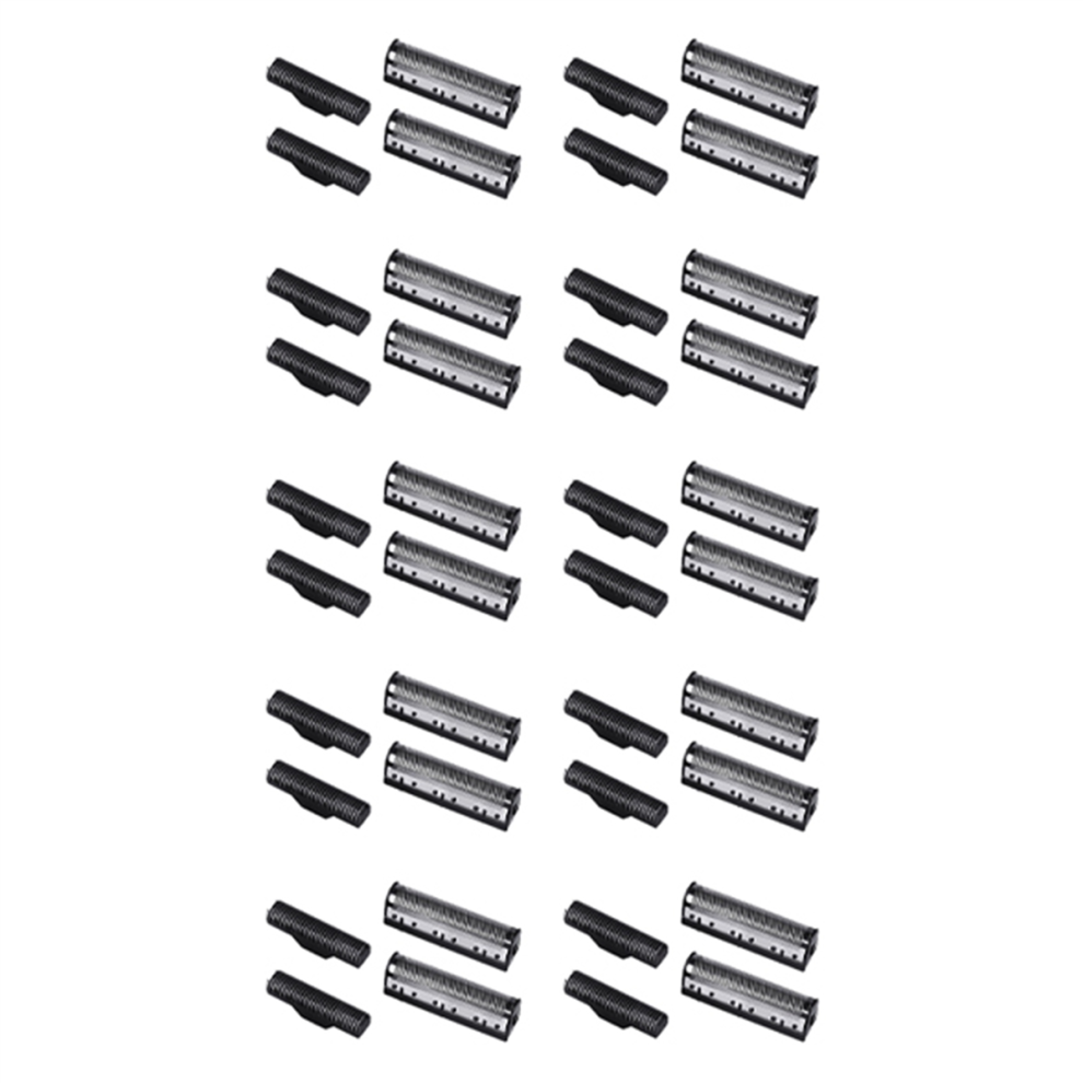 Silver 1Set Clipper Blade For Km-1102 Clipper Shaver Parts Net