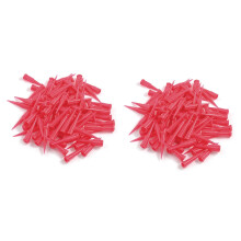 Plastic Tapered Pinhead Glue Dispenser Needle, Red (Pack of 100)
