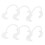 6pcs Lip & Cheek Retractor Dentist Mouth Opener Repeat Use, M 1