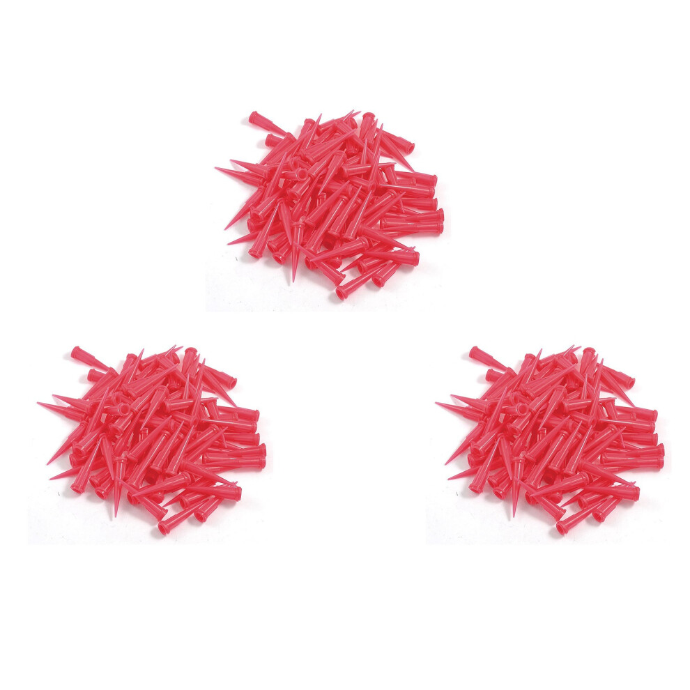 Tapered Pinhead Glue Dispenser Needle, 25 Gauge, Red (Pack Of 100) 4712715296437