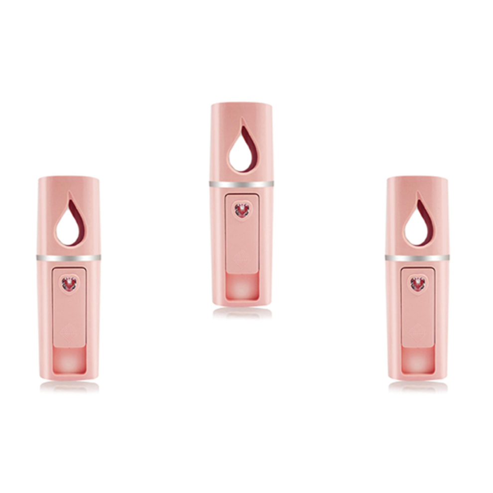 Pink Portable Nano Mister Mini Steamer Atomization