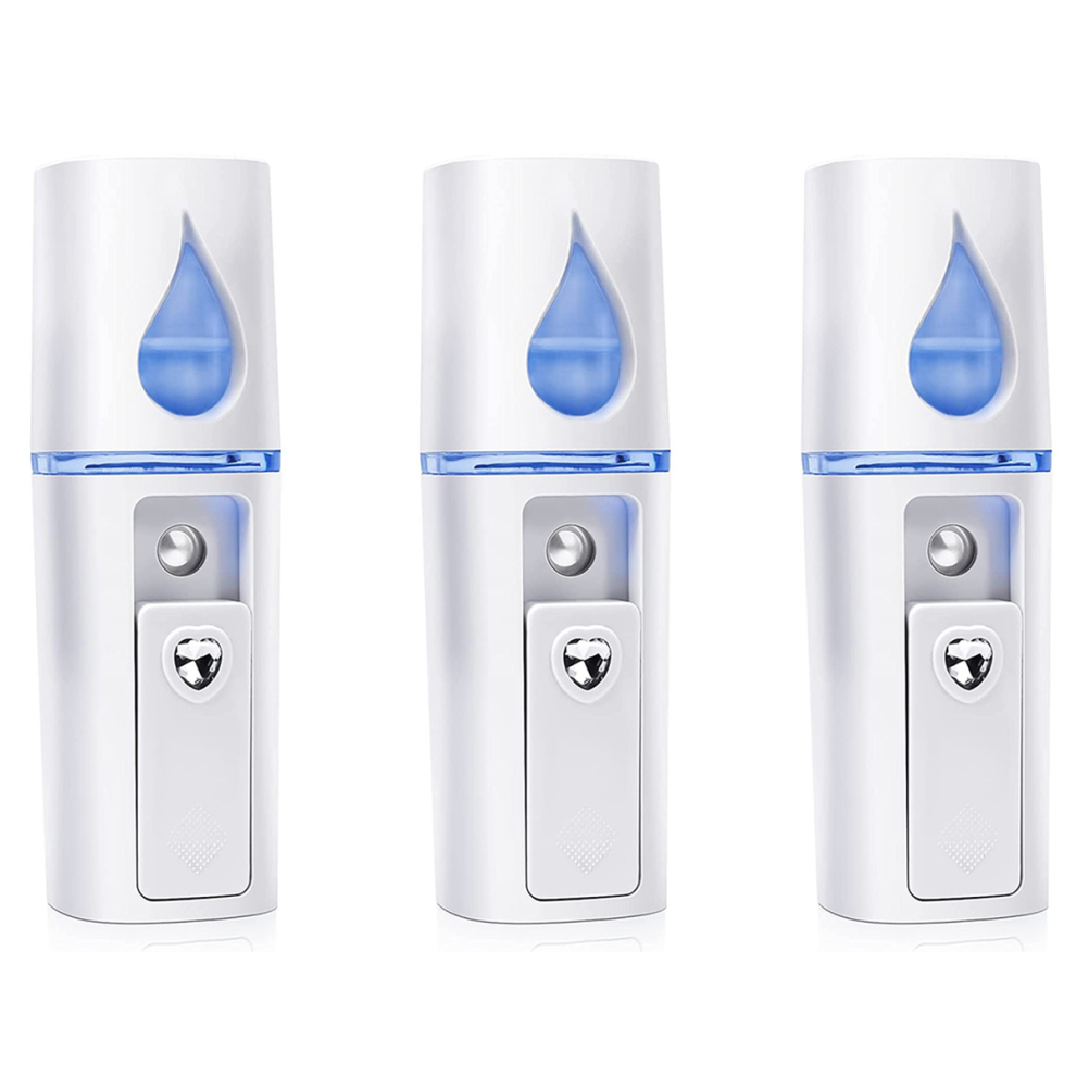 White Portable Nano Mister Mini Steamer Atomization