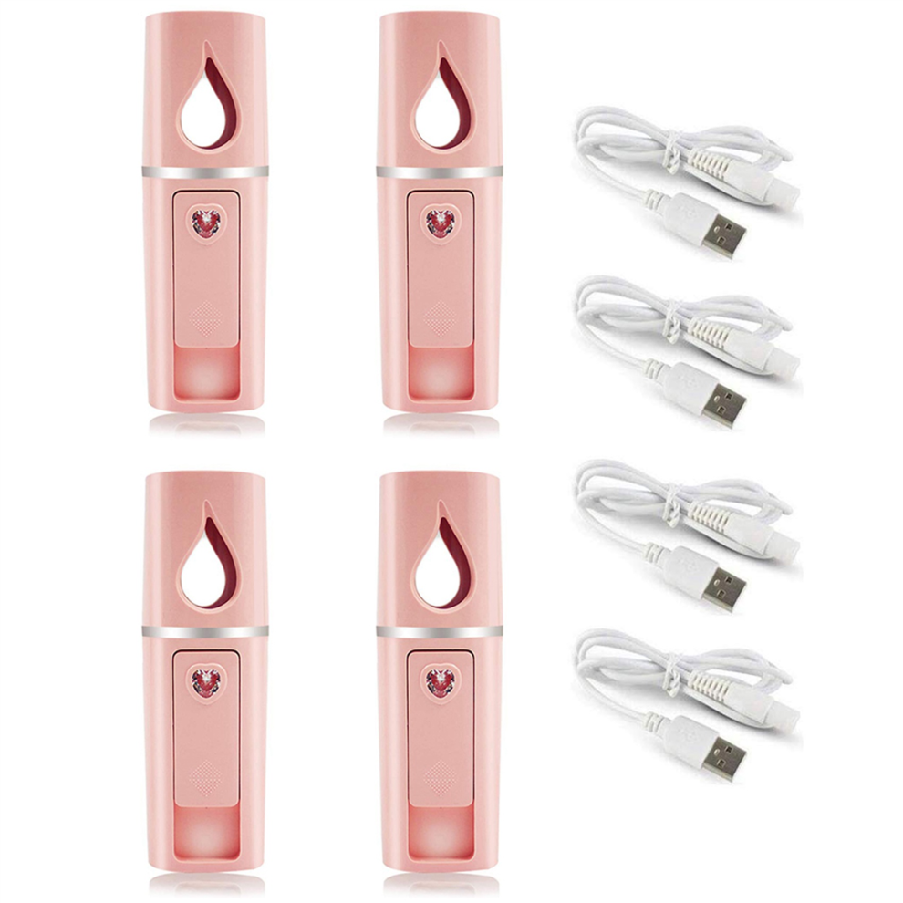 Pink Portable Nano Mister Mini Steamer Atomization