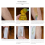 100 Pcs Depilatory Papers Nonwoven Cloth for Face Neck Body 6