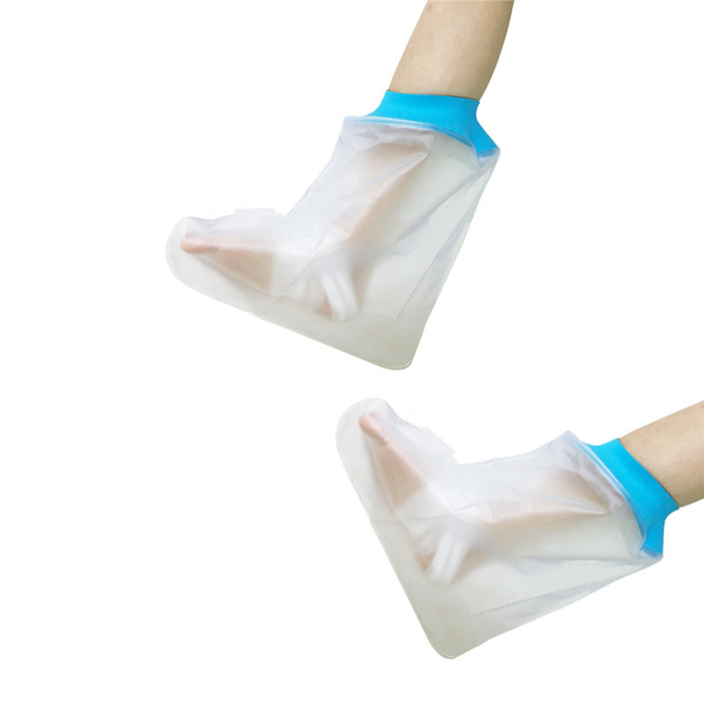 2X Watertight Foot Protector Bathing Waterproof Cover for Shower Leg