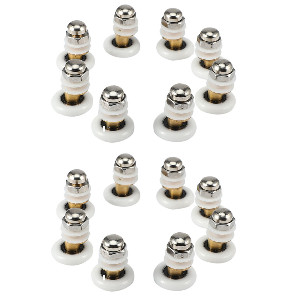 8Pcs 25Mm Diameter Shower Glass Sliding Door Eccentric Pulleys 4712715281518