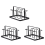 6 Glass Cups Stand Holder Drying Shelf Kitchen Water Cup Rack 2