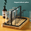 6 Glass Cups Stand Holder Drying Shelf Kitchen Water Cup Rack 5