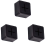 Self Adhesive Kitchen Towel Hanger Grabber, 3 Pack Black 2