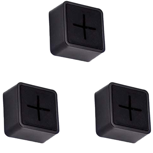 Self Adhesive Kitchen Towel Hanger Grabber, 3 Pack Black 1