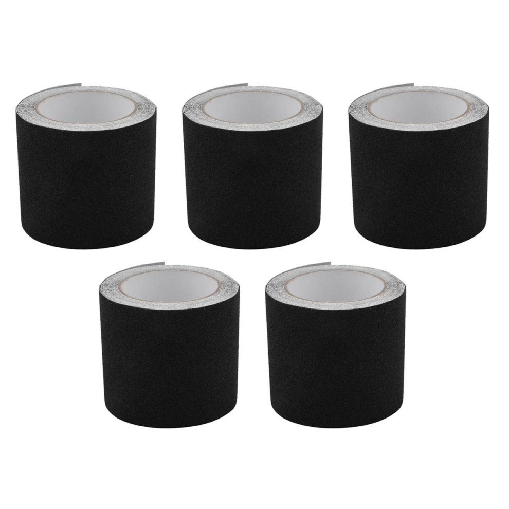 Non-Slip Stair Tape -Waterproof Safety,80 Grit, Blackï¼5M 4712715279546