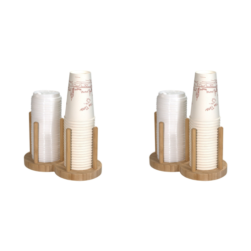Disposable Cup Storage Holder Rack with Longer Stick Mug Organizer,2