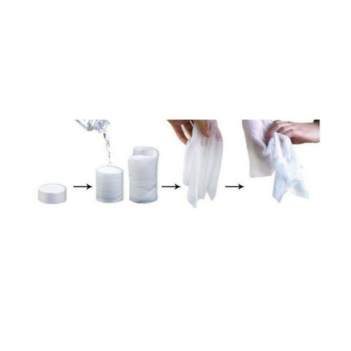 100Pcs Disposable Compressed Towels Tablet Capsules Washcloth 1